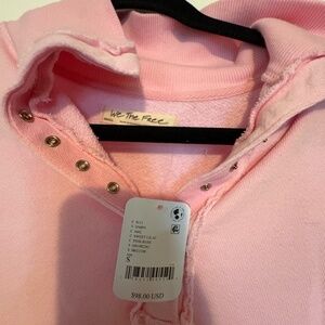 NWT Free People We The Free Camden Henley Sweatshirt size s